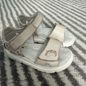 Leather Girl Sandals SHAGOVITA Size 10 ( 27)